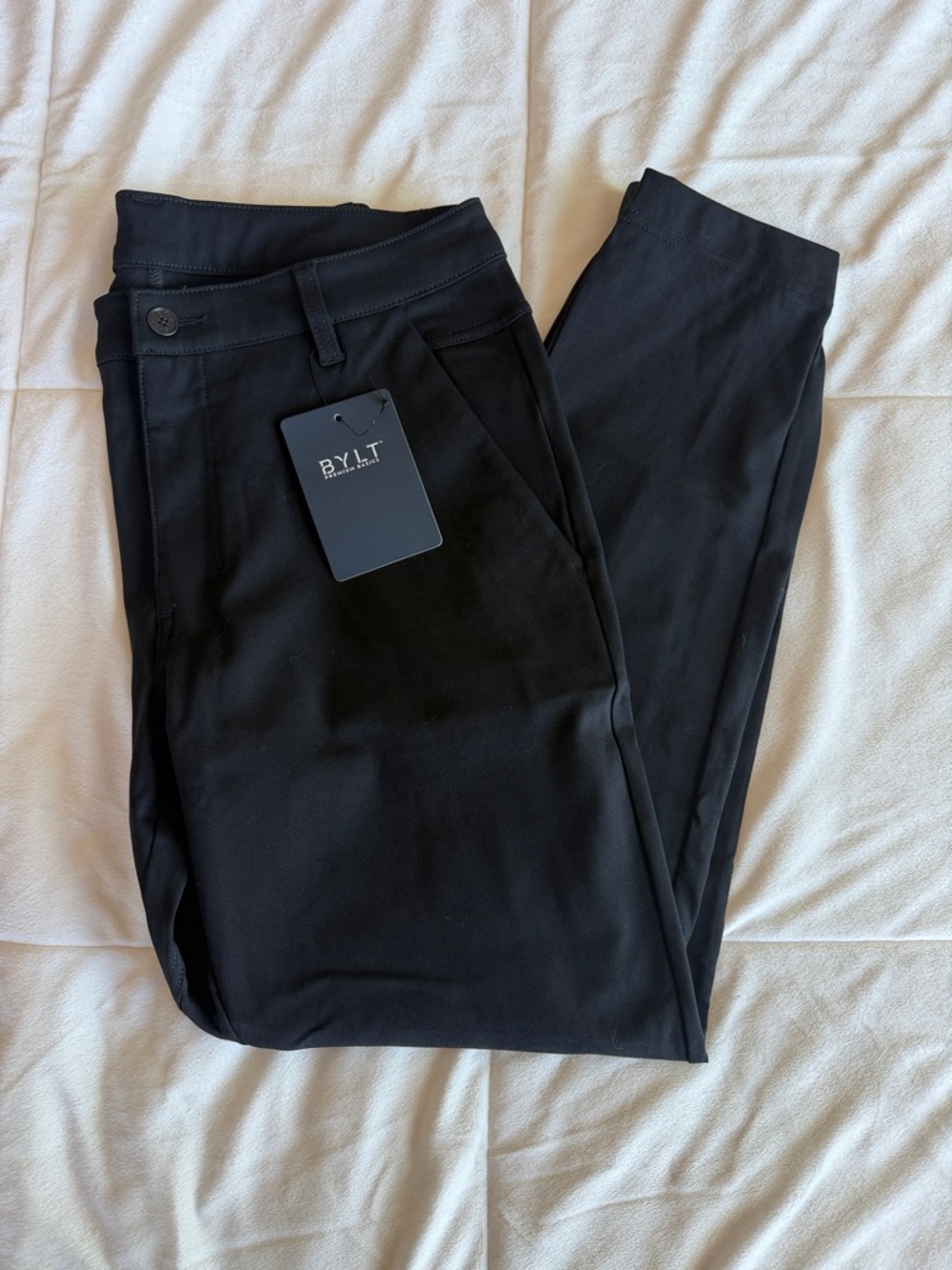 BYLT Men’s Black Everyday- Jogger Slacks